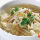 金针香菜肉片汤