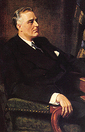 美国第32任总统罗斯福就职（1933-1945）（历史今天lsjt.org）